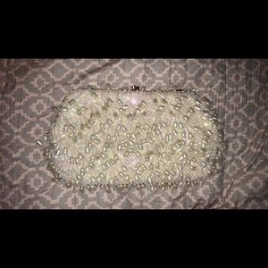 Dangly Beaded Hand Bag